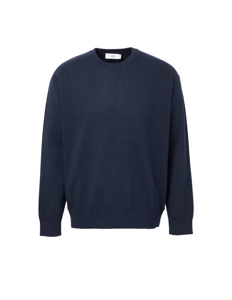 Closed Crewneck cotton jumper - blue - picture 5 Closed Crewneck cotton jumper - blue - picture 5