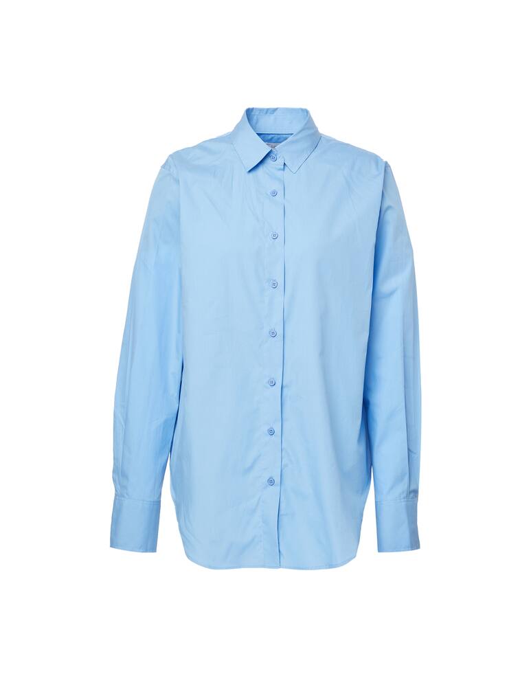 rinascente Closed Camicia in cotone con spacco retro - azzurro