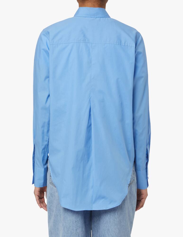 rinascente Closed Camicia in cotone con spacco retro - azzurro