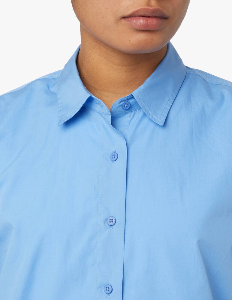 rinascente Closed Camicia in cotone con spacco retro - azzurro