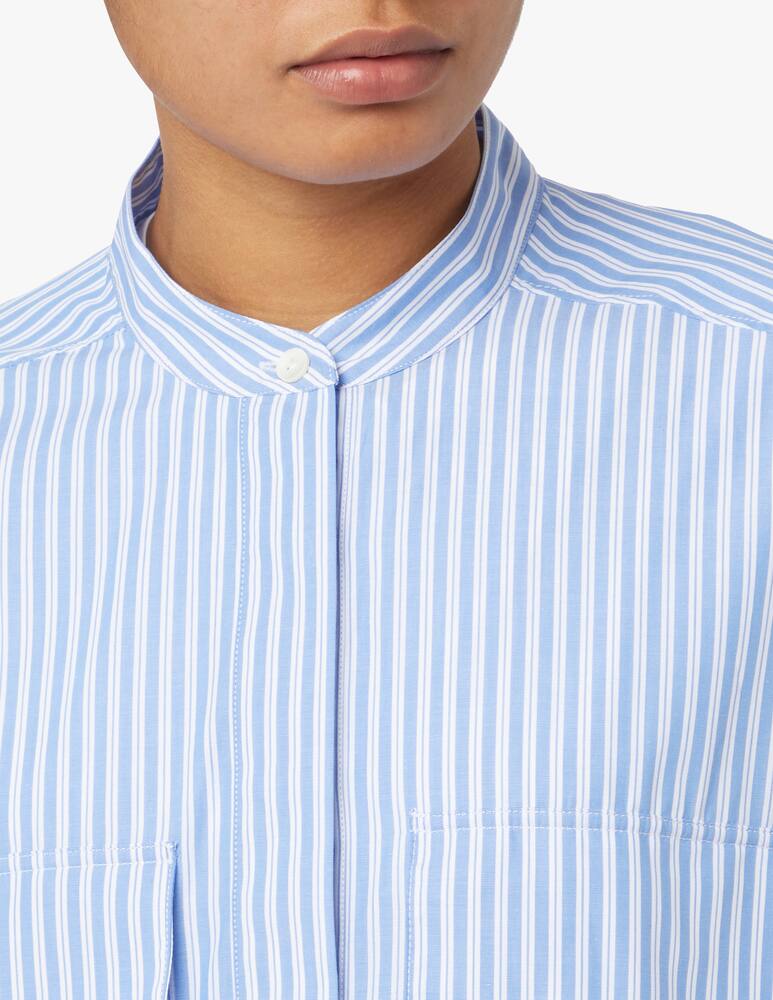 rinascente Closed Camicia in cotone rigato con tasche - azzurro