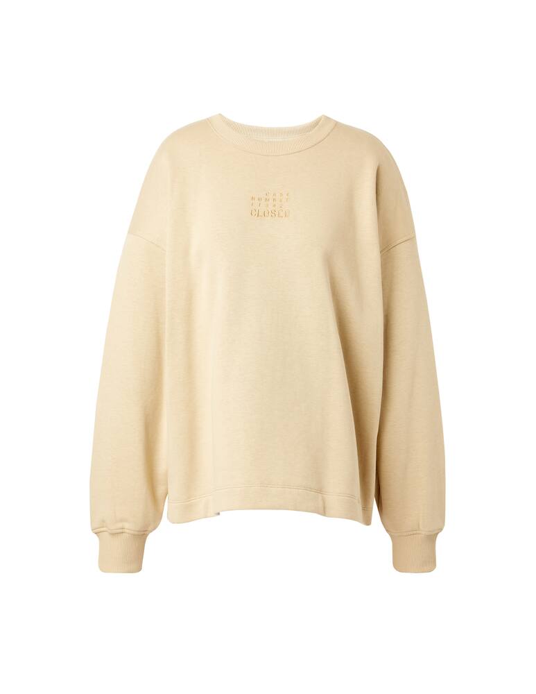 rinascente Closed Felpa girocollo in misto cotone over - beige