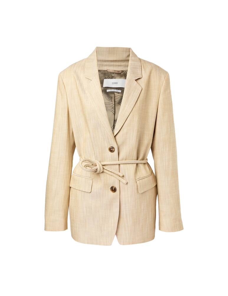 rinascente Closed Blazer in viscosa con cintura - beige