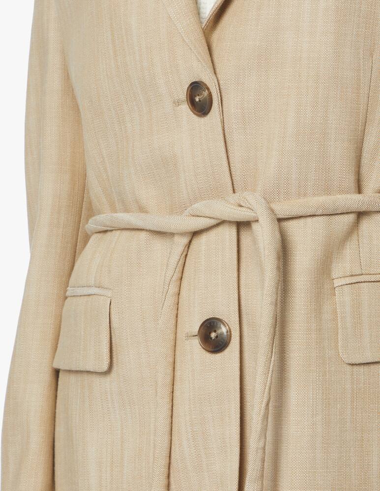 rinascente Closed Blazer in viscosa con cintura - beige