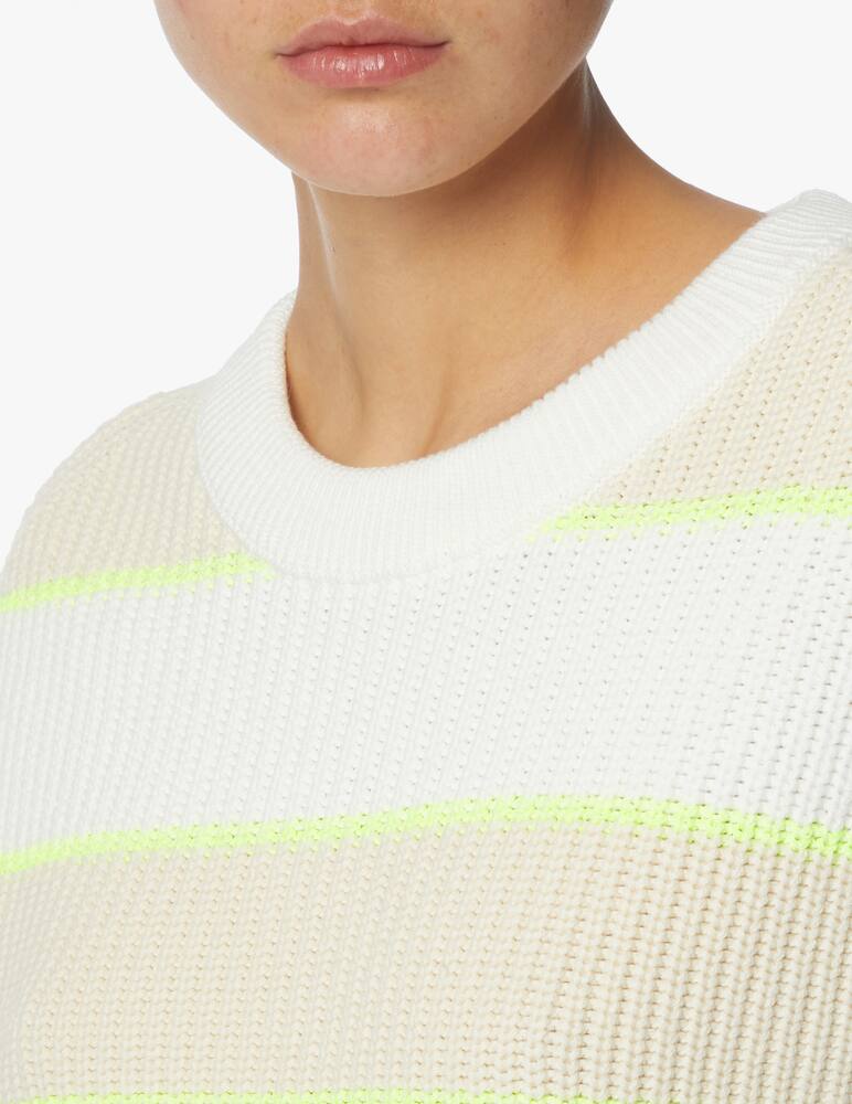 rinascente Closed Gilet rigato in cotone - beige