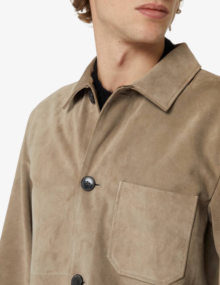 Closed Suede overshirt jacket - Beige - picture 4 Closed Suede overshirt jacket - Beige - picture 4