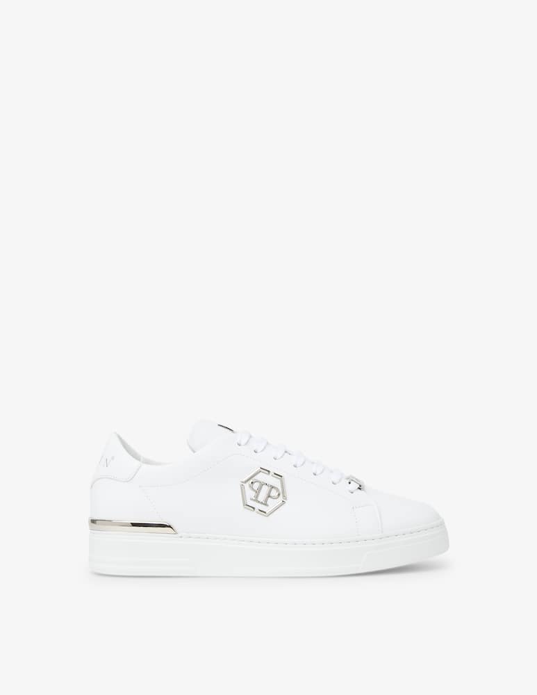 Philipp Plein Leather lo-top sneaker hexagon - picture 1