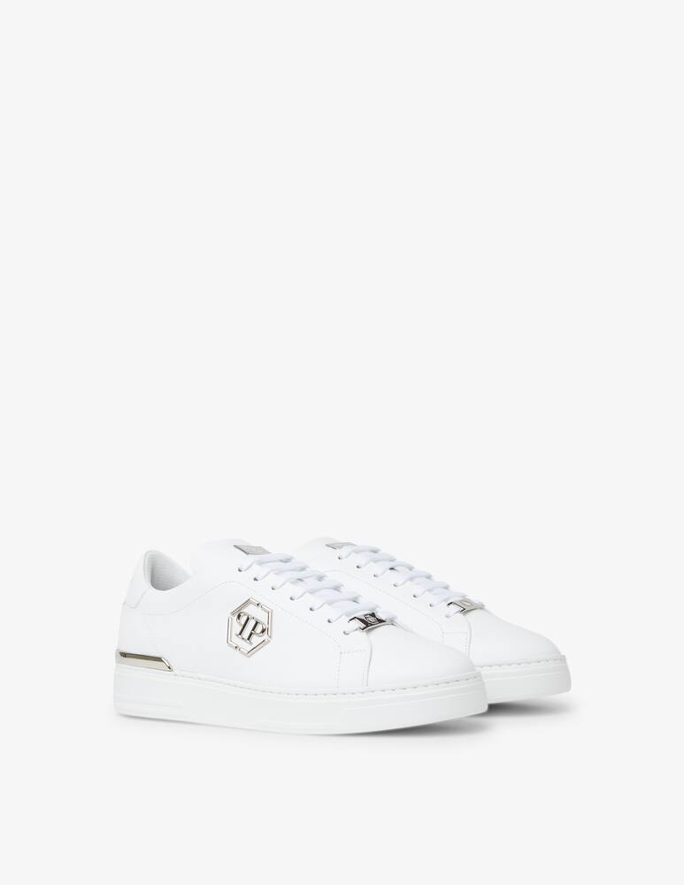 Philipp Plein Leather lo-top sneaker hexagon - picture 2