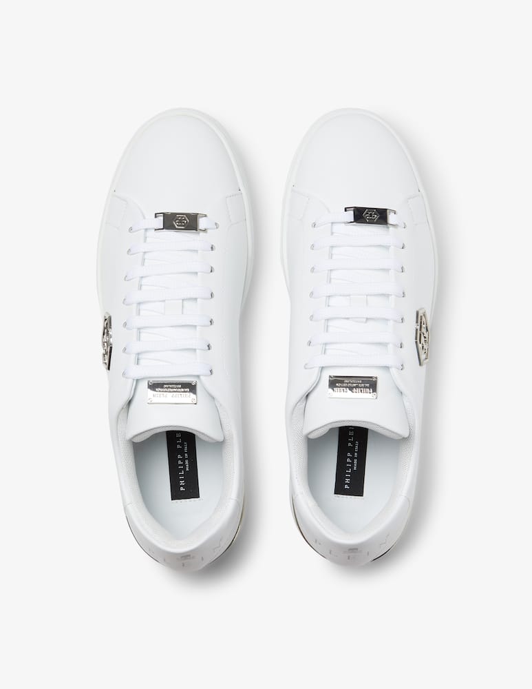 Philipp Plein Leather lo-top sneaker hexagon - picture 3