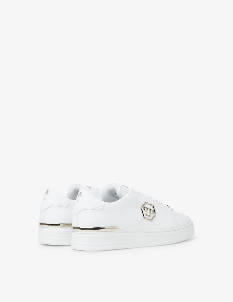 Philipp Plein Leather lo-top sneaker hexagon - picture 4
