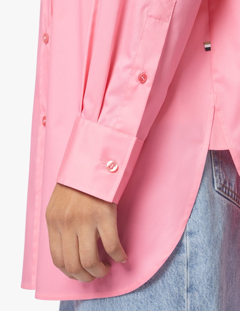 rinascente BOSS Bacora cotton shirt - pink
