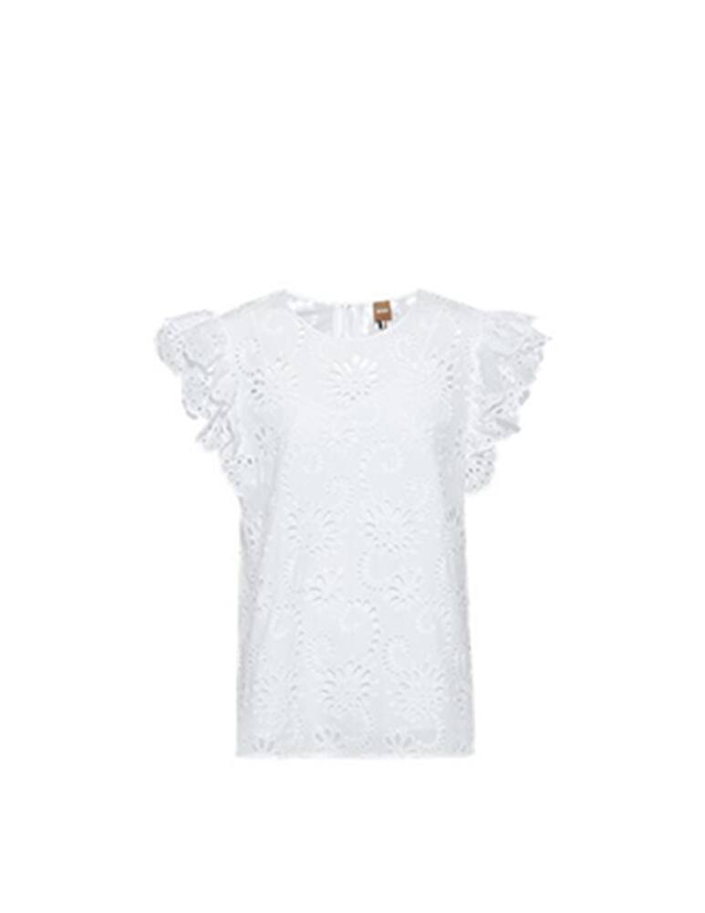 rinascente BOSS Lembra cotton t-shirt - white