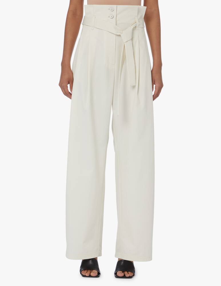 rinascente BOSS Tapera cotton blend trousers - white
