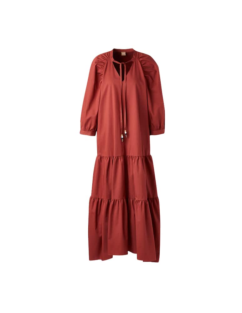 rinascente BOSS Depera cotton blend dress - red