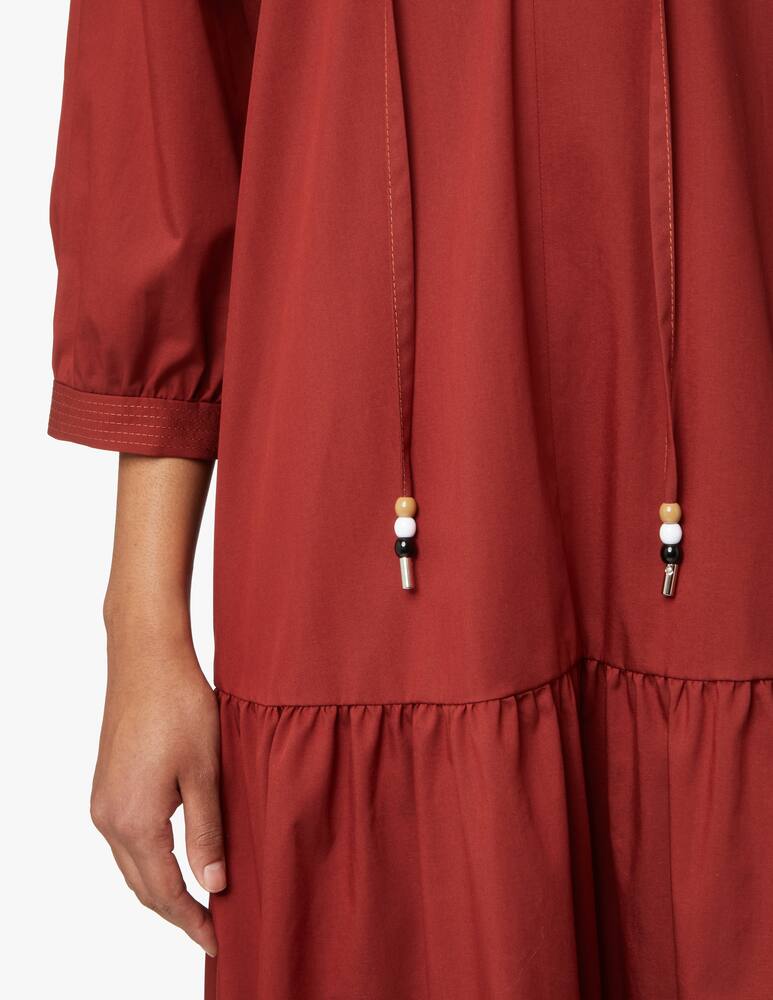 rinascente BOSS Depera cotton blend dress - red