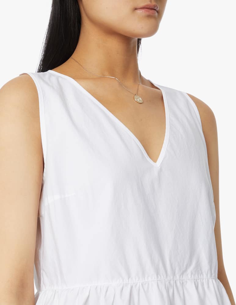 rinascente BOSS Ditesta cotton dress - white