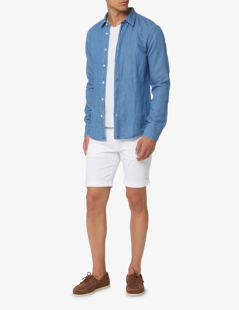 rinascente BOSS Slim denim shirt - Blue