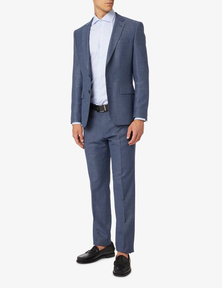 rinascente BOSS Camicia slim in cotone organico - Blu