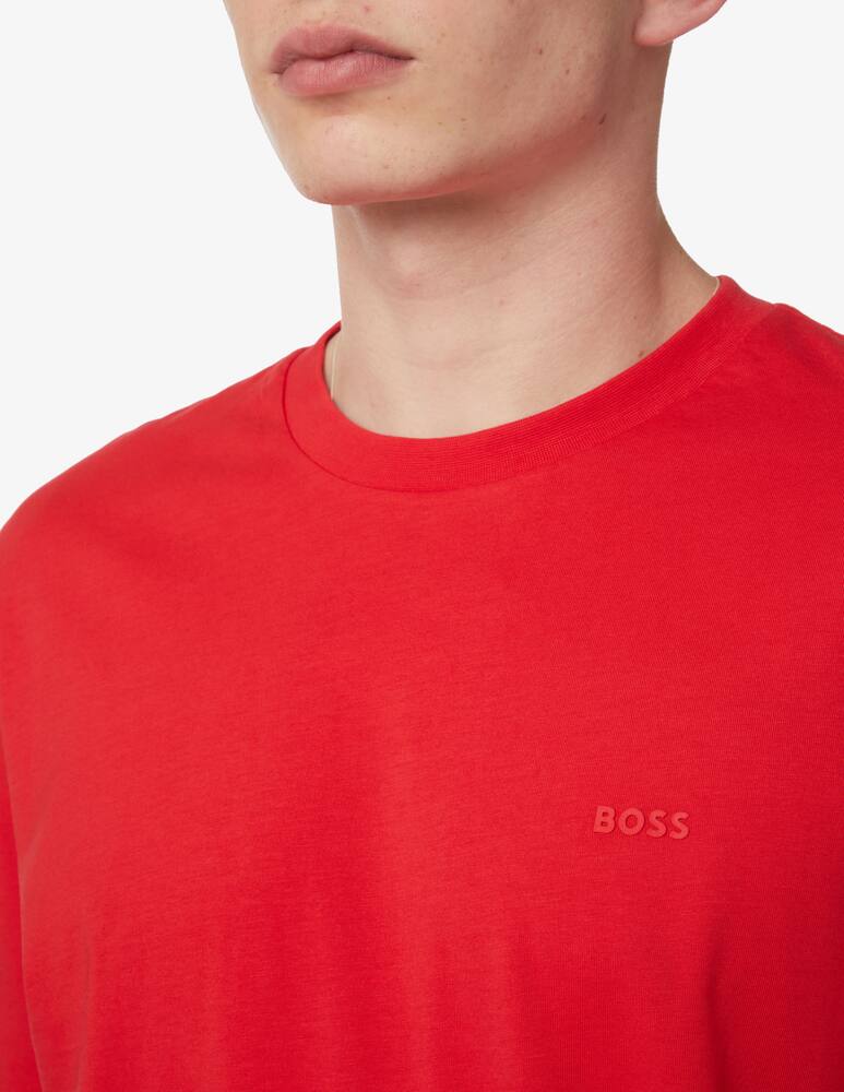 rinascente BOSS Logo cotton t-shirt - Red