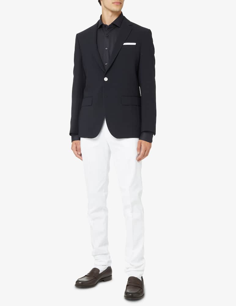 rinascente BOSS Slim hutson structured blazer jacket - Blue