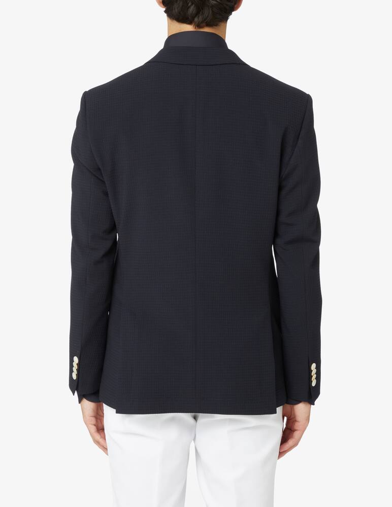 rinascente BOSS Slim hutson structured blazer jacket - Blue