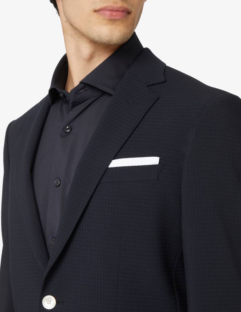 rinascente BOSS Slim hutson structured blazer jacket - Blue