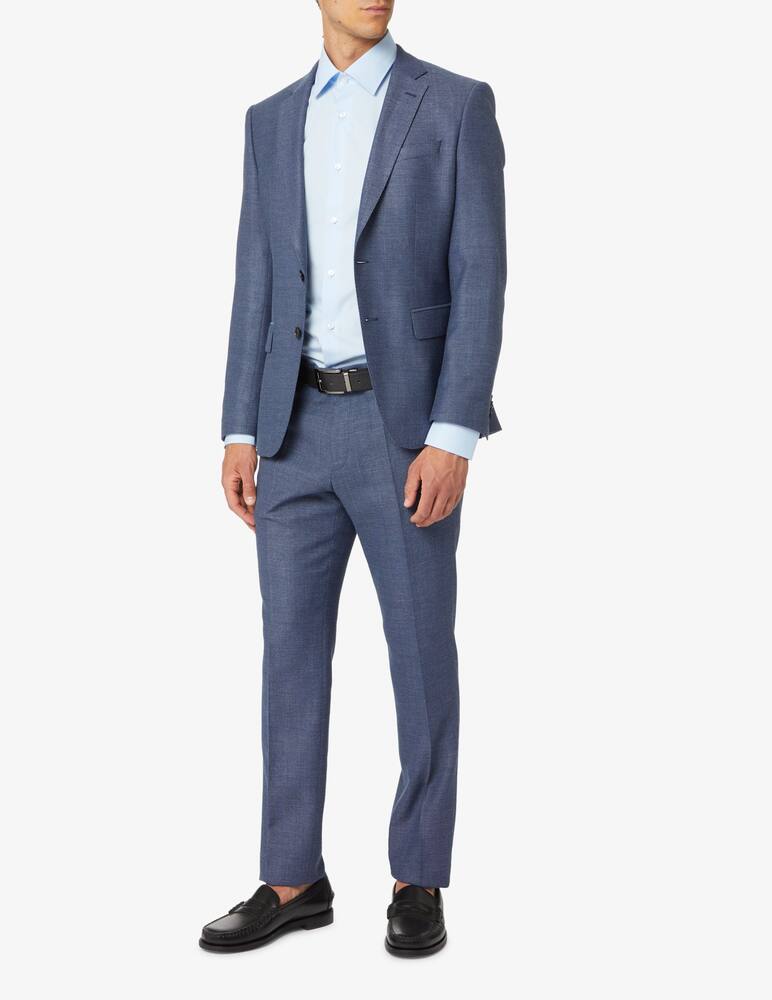 rinascente BOSS Popeline slim shirt - Light blue