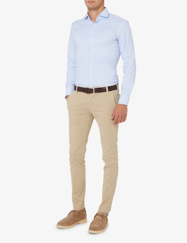 rinascente BOSS Camicia slim a righe - Azzurro