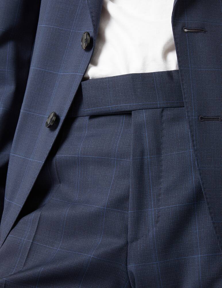 rinascente BOSS Abito slim huge a quadri - Blu