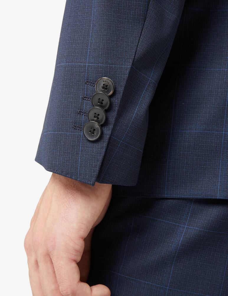 rinascente BOSS Abito slim huge a quadri - Blu