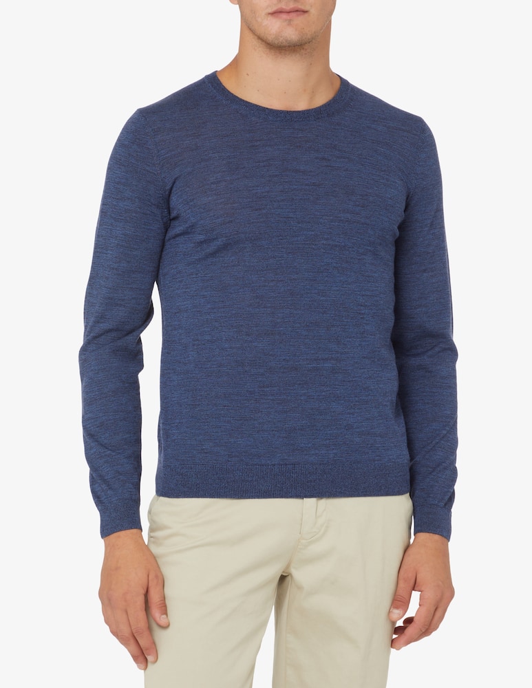 rinascente BOSS Merino wool crewneck jumper - Blue