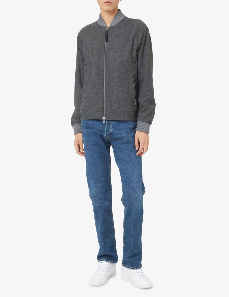 rinascente BOSS Flanel bomber jacket - Grey