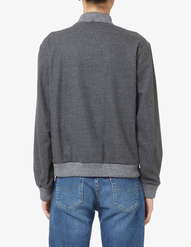 rinascente BOSS Flanel bomber jacket - Grey