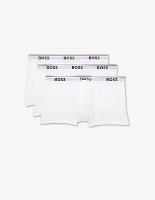 BOSS Boxer Uomo Power 3 Pezzi - Cotone Ed Elastan, Vestibilità Comoda E Morbida
