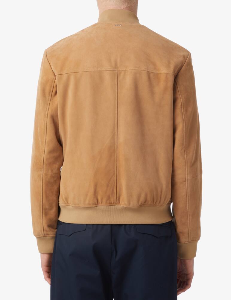 rinascente BOSS Suede bomber jacket 