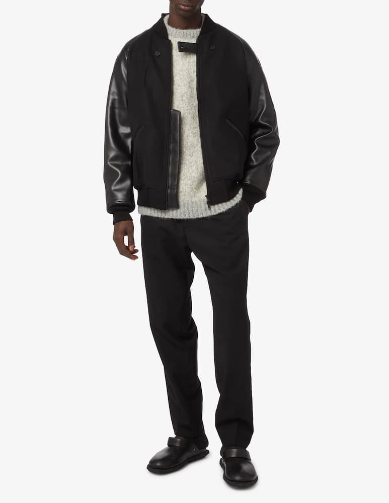 rinascente BOSS Maglia girocollo in misto alpaca - Grigio