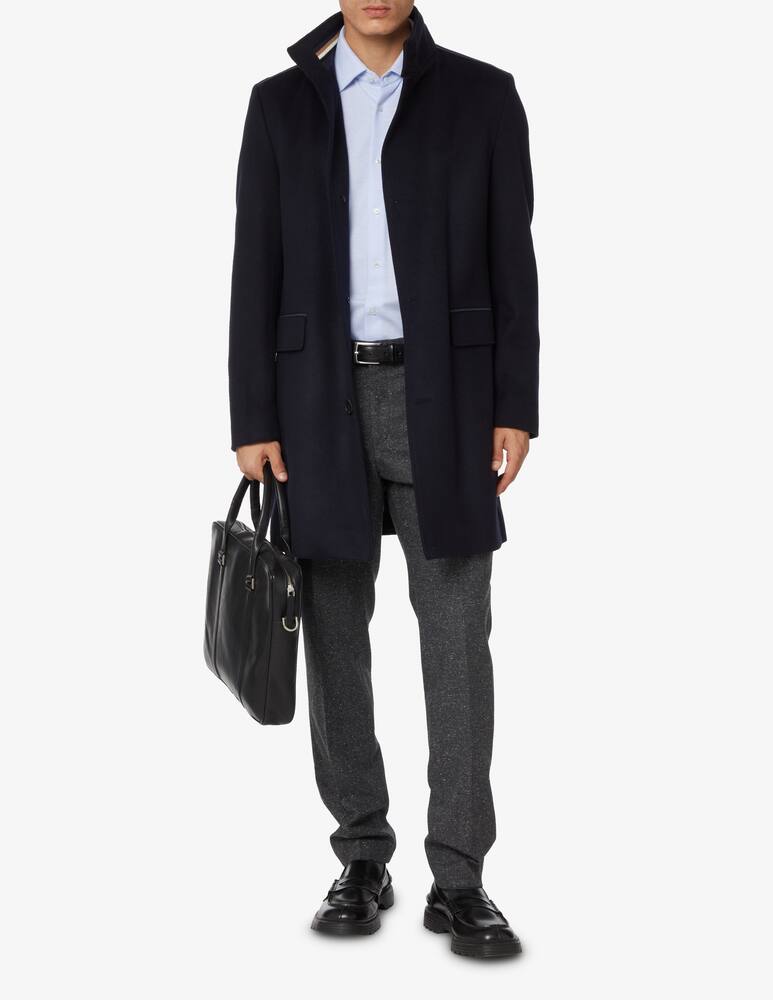 rinascente BOSS Cappotto in lana vergine - Blu