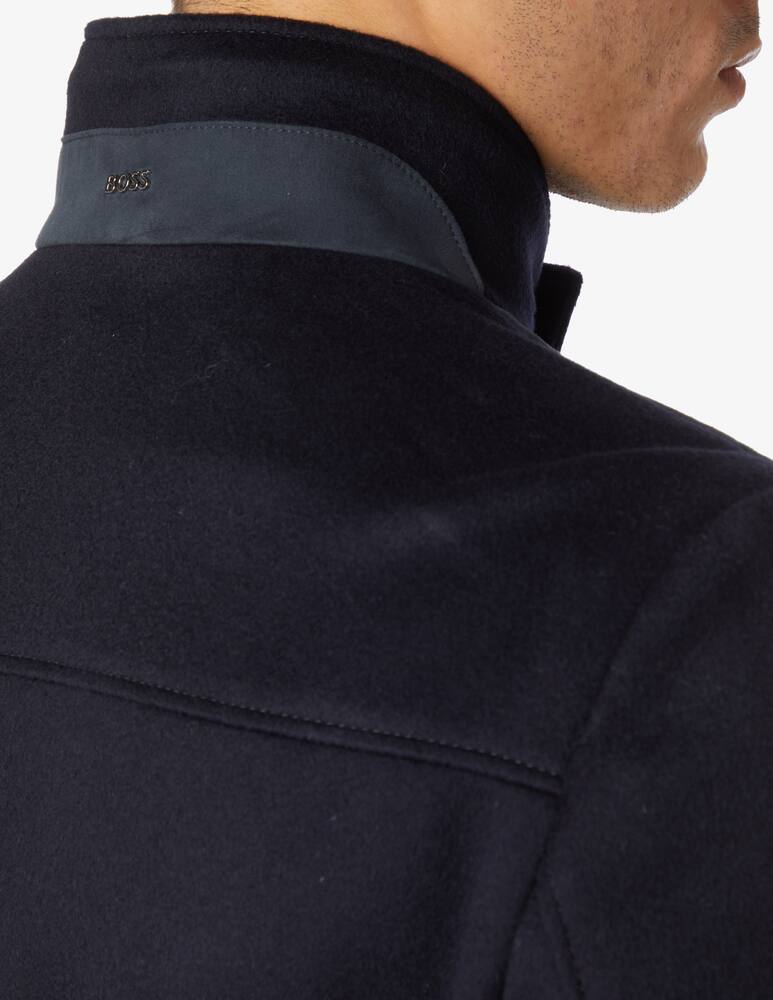 rinascente BOSS Cappotto in lana vergine - Blu