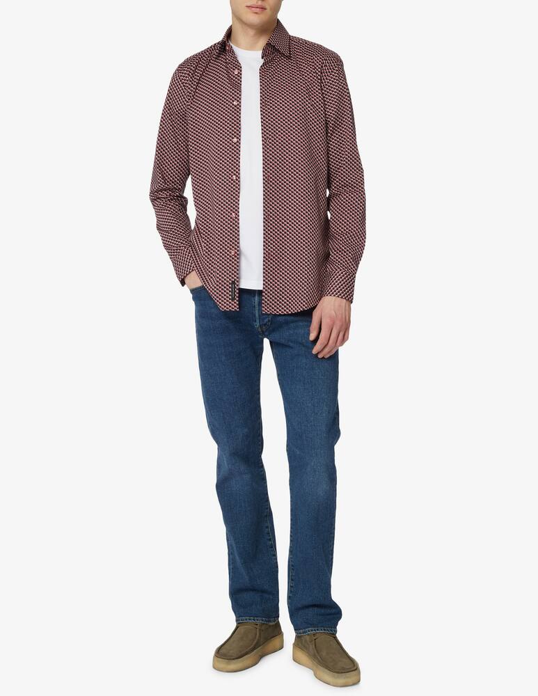 rinascente BOSS Patterned slim fit shirt 