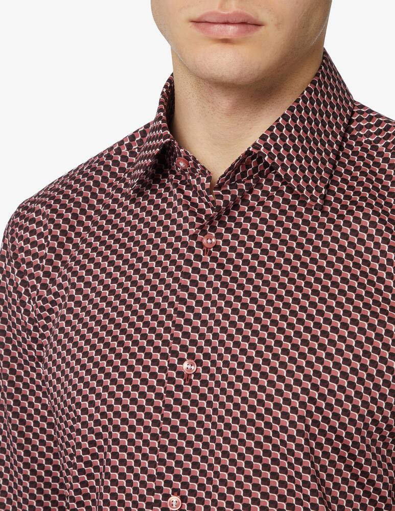 rinascente BOSS Patterned slim fit shirt 