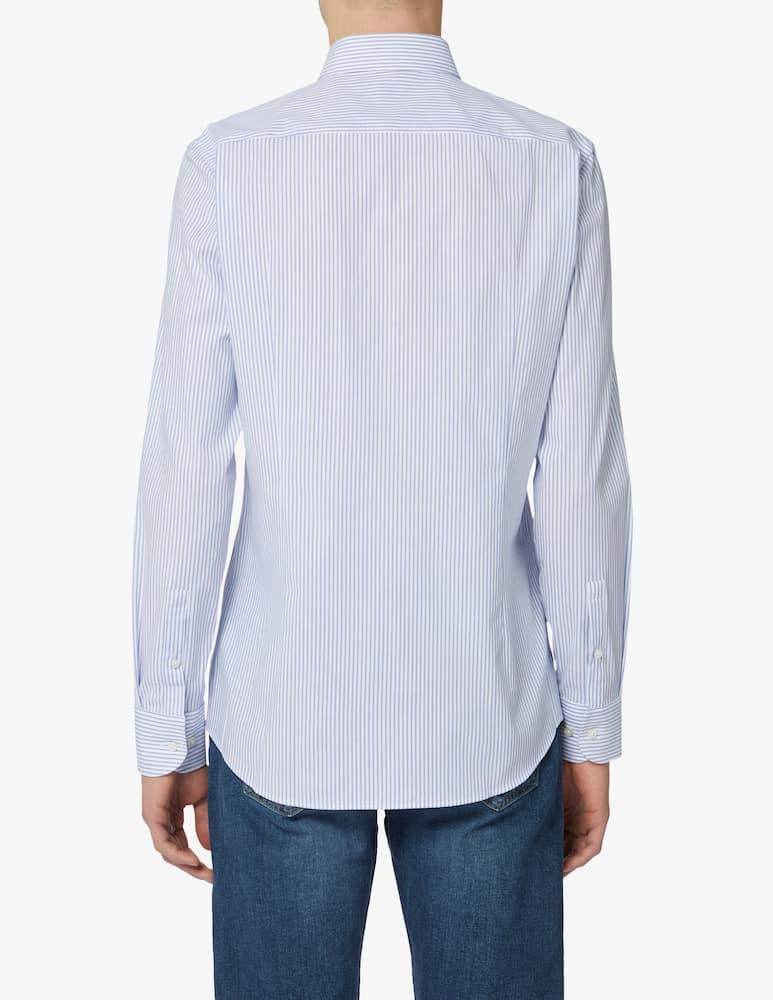 rinascente BOSS Small stripe opera slim fit shirt