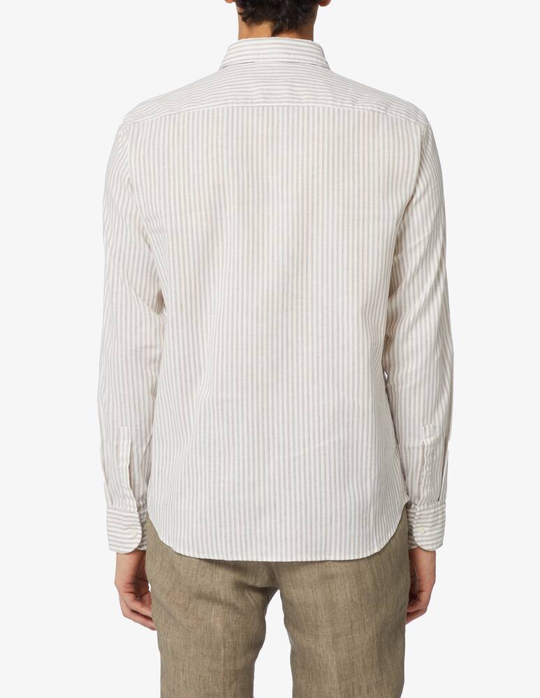 rinascente BOSS Camicia in cotone e lino a righe