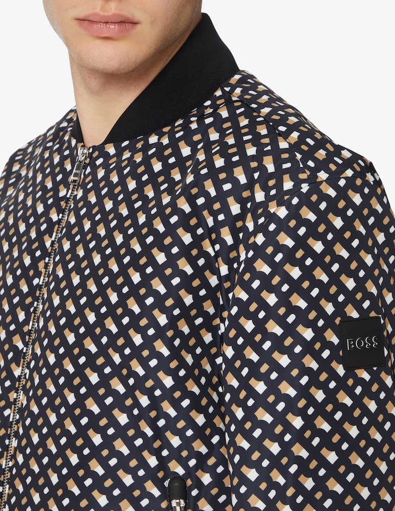 rinascente BOSS Monogram bomber jacket 