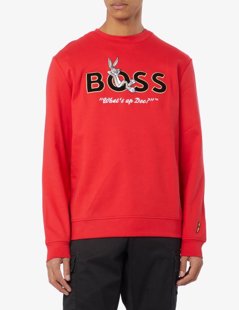 BOSS Bunny crewneck sweater Red - picture 1 BOSS Bunny crewneck sweater Red - picture 1