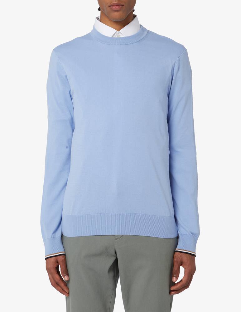 BOSS Maglia girocollo in cotone - immagine 1 BOSS Maglia girocollo in cotone - immagine 1
