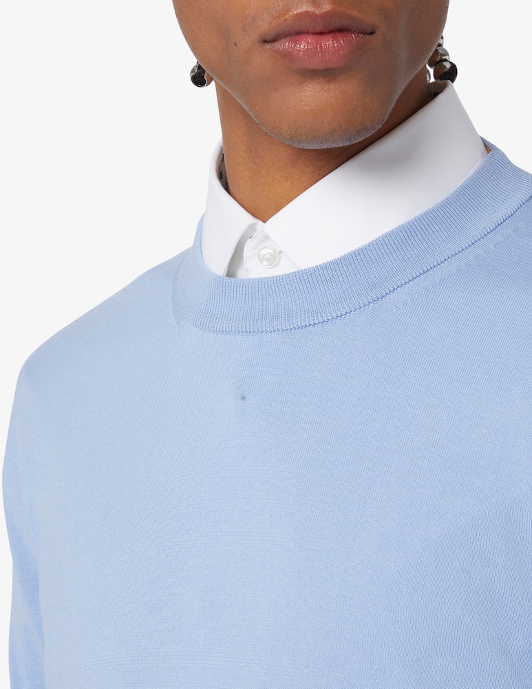 BOSS Maglia girocollo in cotone - immagine 4 BOSS Maglia girocollo in cotone - immagine 4