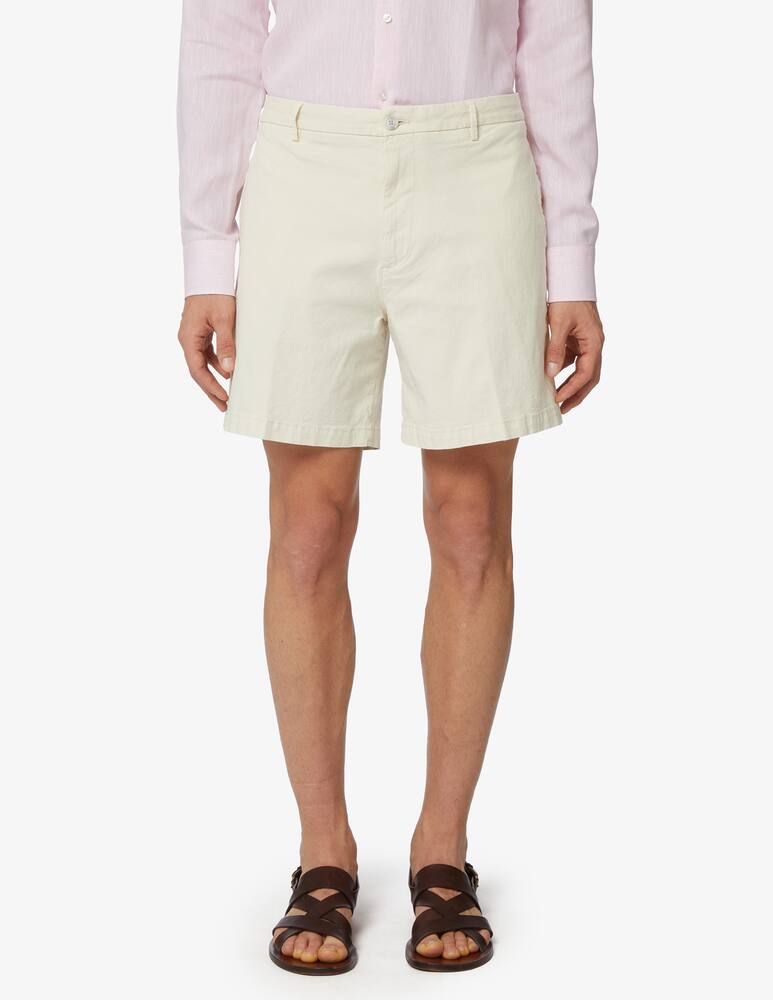 rinascente BOSS Linen and cotton bermuda