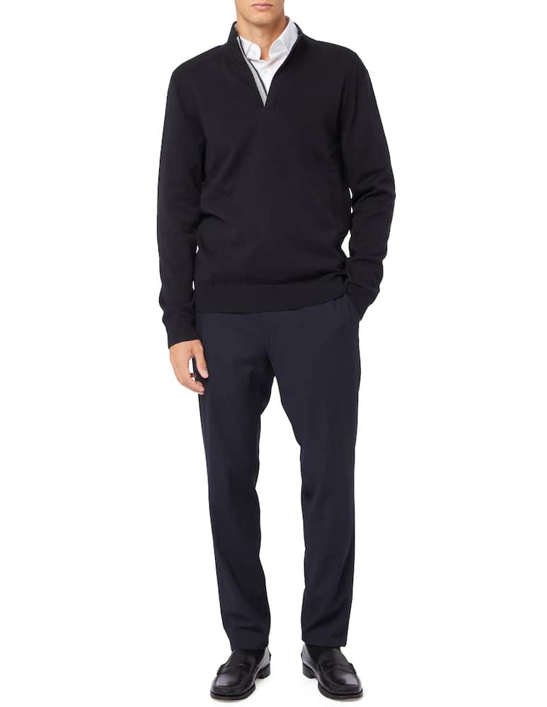 rinascente BOSS Half zip maretto jumper