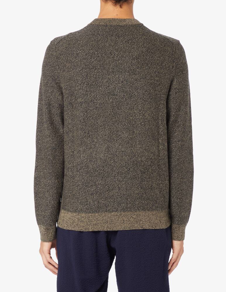 rinascente BOSS Maglia girocollo marameo spigato contrasto