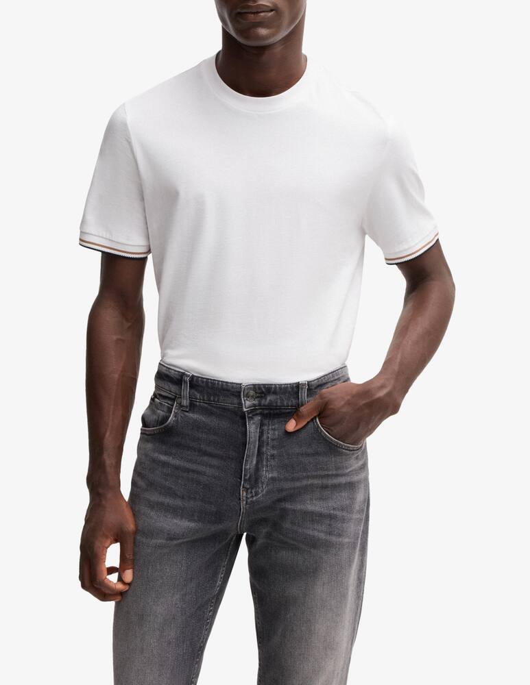 BOSS T-shirt Thompson con bordino - immagine 1 BOSS T-shirt Thompson con bordino - immagine 1